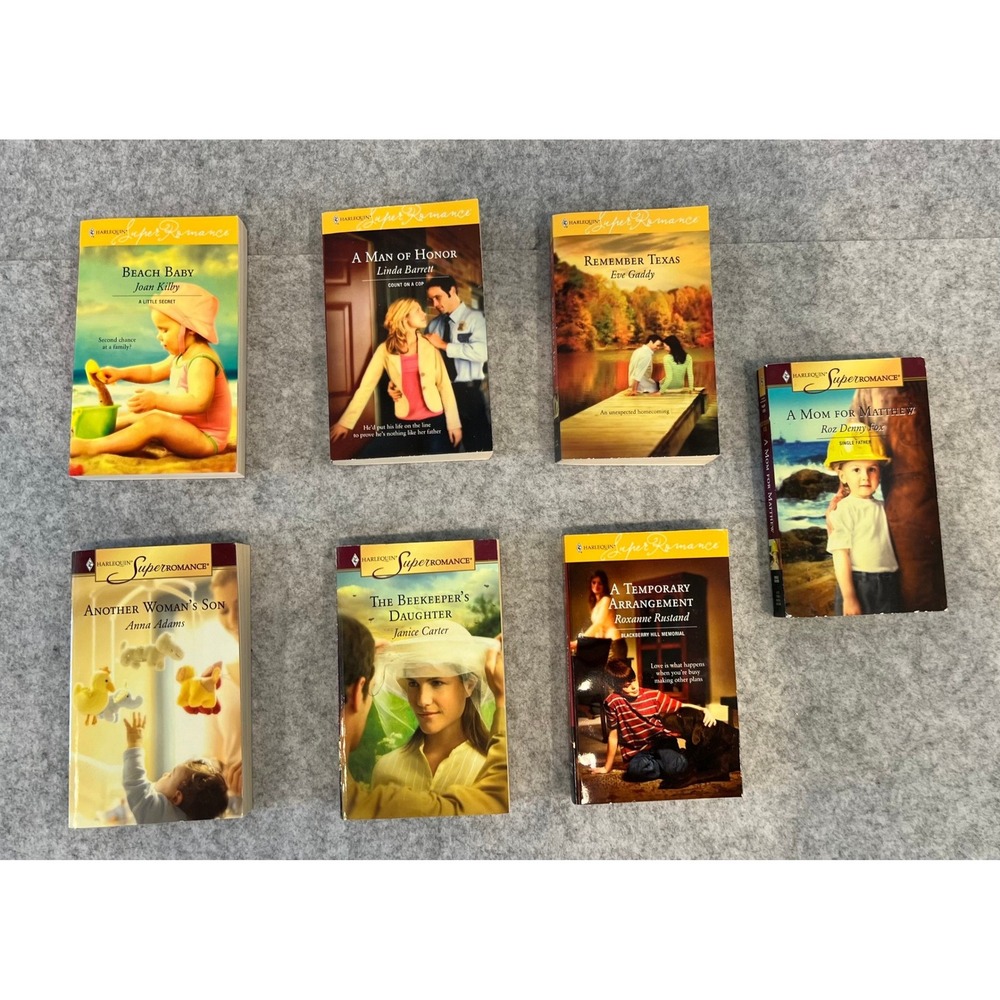 Bundle of 7 Harlequin Super Romance Novels‎